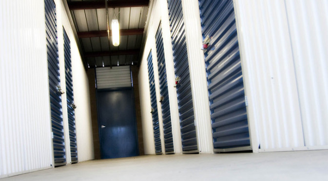 Indoor storage units at Central Self Storage in Fairfield, CA.