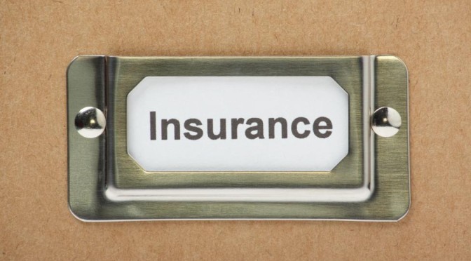 insurance label on box