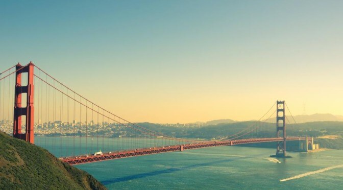 San Francisco Bay and Bridge